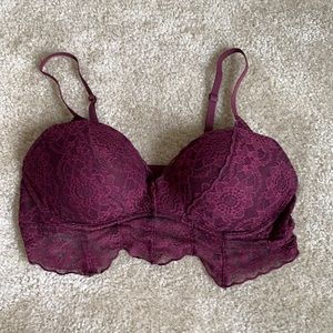 Victoria’s Secret pink lace bralette